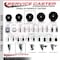 Service Caster 4'' Phenolic Swivel 1-3/4'' Expanding Stem Caster Set 2 Total Lock Brakes, 4PK SCC-EXTTL20S414-PHR-2-S-2-134 - alternate 2
